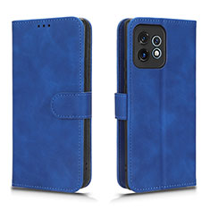 Custodia Portafoglio In Pelle Cover con Supporto L01Z per Motorola Moto Edge 40 Pro 5G Blu