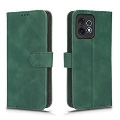 Custodia Portafoglio In Pelle Cover con Supporto L01Z per Motorola Moto Edge Plus (2023) 5G Verde