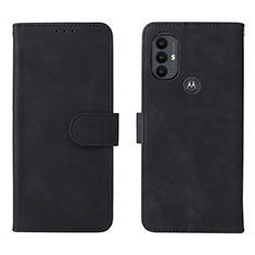 Custodia Portafoglio In Pelle Cover con Supporto L01Z per Motorola Moto G Play (2023) Nero