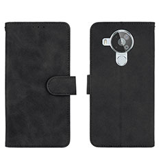 Custodia Portafoglio In Pelle Cover con Supporto L01Z per Nokia 7.3 Nero