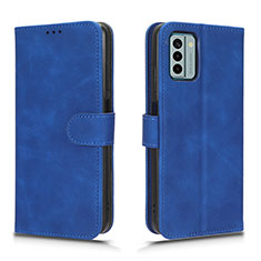 Custodia Portafoglio In Pelle Cover con Supporto L01Z per Nokia G22 Blu