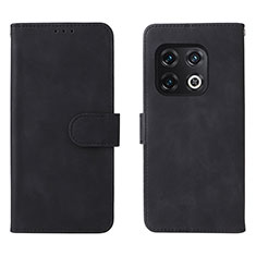 Custodia Portafoglio In Pelle Cover con Supporto L01Z per OnePlus 10 Pro 5G Nero