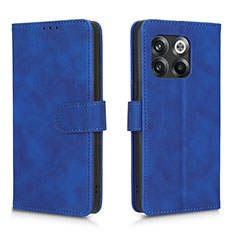 Custodia Portafoglio In Pelle Cover con Supporto L01Z per OnePlus 10T 5G Blu