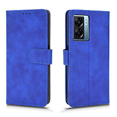 Custodia Portafoglio In Pelle Cover con Supporto L01Z per OnePlus Nord N300 5G Blu