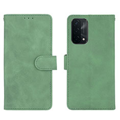 Custodia Portafoglio In Pelle Cover con Supporto L01Z per Oppo A54 5G Verde