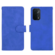 Custodia Portafoglio In Pelle Cover con Supporto L01Z per Oppo A93 5G Blu