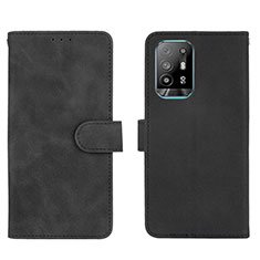 Custodia Portafoglio In Pelle Cover con Supporto L01Z per Oppo A94 5G Nero