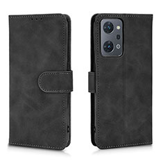 Custodia Portafoglio In Pelle Cover con Supporto L01Z per Oppo Reno7 A Nero