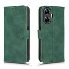 Custodia Portafoglio In Pelle Cover con Supporto L01Z per Realme C55 Verde