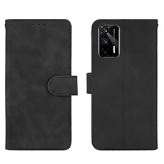 Custodia Portafoglio In Pelle Cover con Supporto L01Z per Realme GT 5G Nero