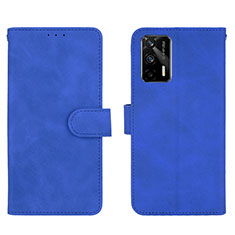 Custodia Portafoglio In Pelle Cover con Supporto L01Z per Realme GT Neo 2T 5G Blu