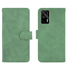 Custodia Portafoglio In Pelle Cover con Supporto L01Z per Realme GT Neo 2T 5G Verde