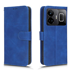 Custodia Portafoglio In Pelle Cover con Supporto L01Z per Realme GT3 5G Blu