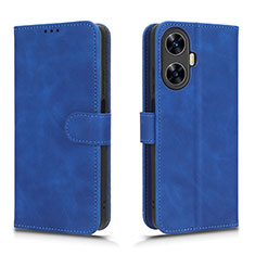 Custodia Portafoglio In Pelle Cover con Supporto L01Z per Realme Narzo N55 Blu