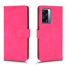 Custodia Portafoglio In Pelle Cover con Supporto L01Z per Realme Q5i 5G Rosa Caldo