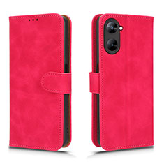 Custodia Portafoglio In Pelle Cover con Supporto L01Z per Realme Q5x 5G Rosa Caldo