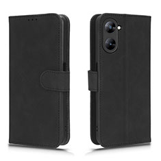 Custodia Portafoglio In Pelle Cover con Supporto L01Z per Realme V30t 5G Nero