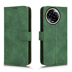 Custodia Portafoglio In Pelle Cover con Supporto L01Z per Realme V50s 5G Verde