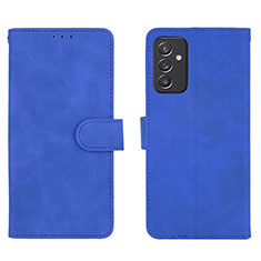 Custodia Portafoglio In Pelle Cover con Supporto L01Z per Samsung Galaxy A15 4G Blu
