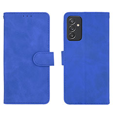 Custodia Portafoglio In Pelle Cover con Supporto L01Z per Samsung Galaxy A15 LTE Blu