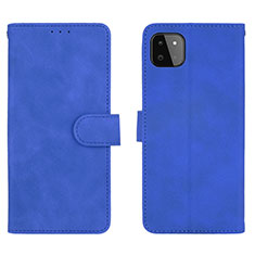 Custodia Portafoglio In Pelle Cover con Supporto L01Z per Samsung Galaxy A22s 5G Blu