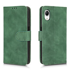 Custodia Portafoglio In Pelle Cover con Supporto L01Z per Samsung Galaxy A23e 5G Verde