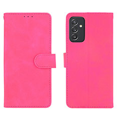 Custodia Portafoglio In Pelle Cover con Supporto L01Z per Samsung Galaxy A34 5G Rosa Caldo