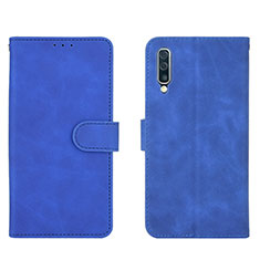 Custodia Portafoglio In Pelle Cover con Supporto L01Z per Samsung Galaxy A50 Blu