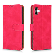 Custodia Portafoglio In Pelle Cover con Supporto L01Z per Samsung Galaxy F14 5G Rosa Caldo