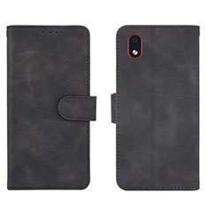 Custodia Portafoglio In Pelle Cover con Supporto L01Z per Samsung Galaxy M01 Core Nero