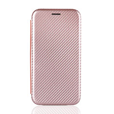 Custodia Portafoglio In Pelle Cover con Supporto L01Z per Samsung Galaxy M31 Oro Rosa