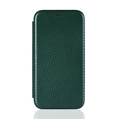 Custodia Portafoglio In Pelle Cover con Supporto L01Z per Samsung Galaxy M31 Prime Edition Verde