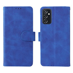 Custodia Portafoglio In Pelle Cover con Supporto L01Z per Samsung Galaxy M52 5G Blu