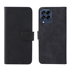 Custodia Portafoglio In Pelle Cover con Supporto L01Z per Samsung Galaxy M53 5G Nero