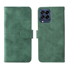Custodia Portafoglio In Pelle Cover con Supporto L01Z per Samsung Galaxy M53 5G Verde
