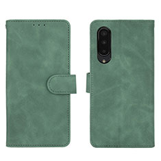 Custodia Portafoglio In Pelle Cover con Supporto L01Z per Sharp Aquos Zero5G basic Verde