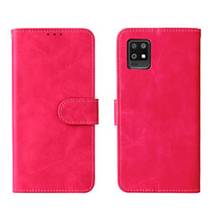 Custodia Portafoglio In Pelle Cover con Supporto L01Z per Sharp Aquos Zero6 Rosa Caldo