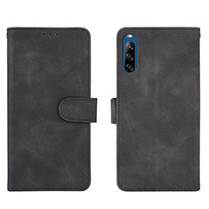 Custodia Portafoglio In Pelle Cover con Supporto L01Z per Sony Xperia L4 Nero