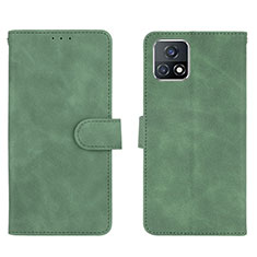 Custodia Portafoglio In Pelle Cover con Supporto L01Z per Vivo iQOO U3x 5G Verde