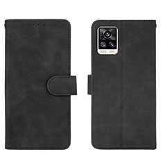 Custodia Portafoglio In Pelle Cover con Supporto L01Z per Vivo V20 (2021) Nero