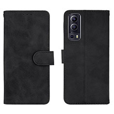 Custodia Portafoglio In Pelle Cover con Supporto L01Z per Vivo Y75s 5G Nero