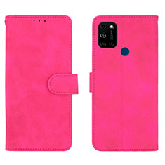 Custodia Portafoglio In Pelle Cover con Supporto L01Z per Wiko View5 Rosa Caldo