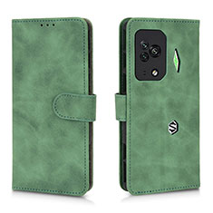 Custodia Portafoglio In Pelle Cover con Supporto L01Z per Xiaomi Black Shark 5 Pro 5G Verde