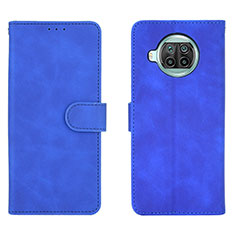 Custodia Portafoglio In Pelle Cover con Supporto L01Z per Xiaomi Mi 10i 5G Blu