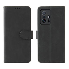 Custodia Portafoglio In Pelle Cover con Supporto L01Z per Xiaomi Mi 11T Pro 5G Nero