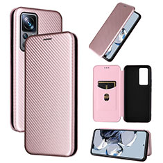 Custodia Portafoglio In Pelle Cover con Supporto L01Z per Xiaomi Mi 12T 5G Oro Rosa