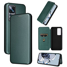 Custodia Portafoglio In Pelle Cover con Supporto L01Z per Xiaomi Mi 12T Pro 5G Verde