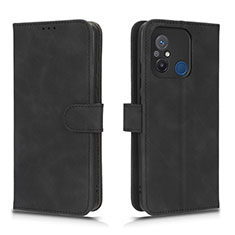 Custodia Portafoglio In Pelle Cover con Supporto L01Z per Xiaomi Poco C55 Nero