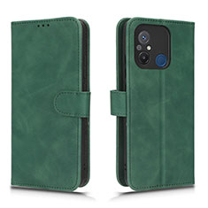 Custodia Portafoglio In Pelle Cover con Supporto L01Z per Xiaomi Poco C55 Verde
