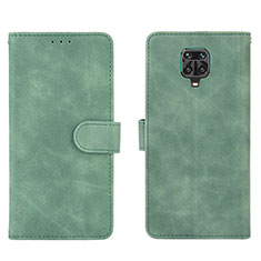 Custodia Portafoglio In Pelle Cover con Supporto L01Z per Xiaomi Poco M2 Pro Verde